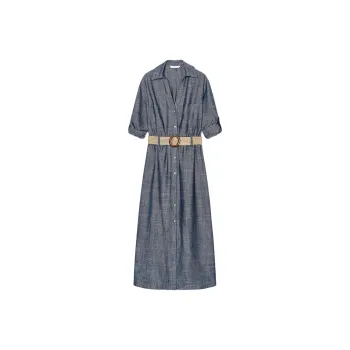 ZARA Long Sleeved Dress Women's Indigo