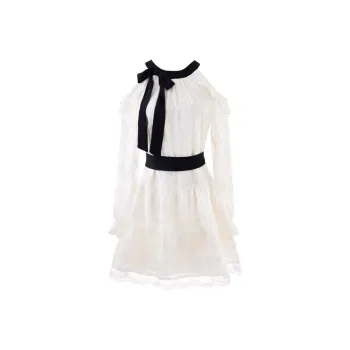 Incolore Long Sleeved Dresses Women's White