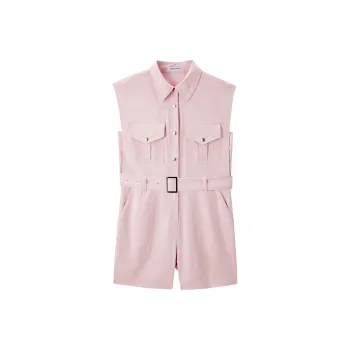 PEACEBIRD Sleeveless Dress Women's Pink