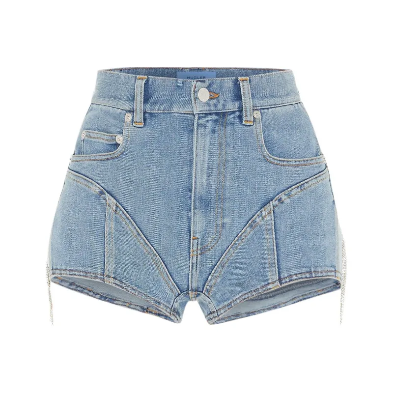 Mugler Denim Shorts Women's Blue-0