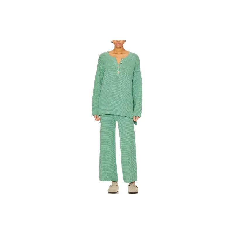 FREE PEOPLE Casual Suit Women's Green-0