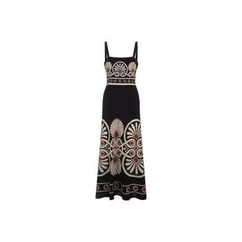 La DOUBLEJ. Slip Around Geometric print Dress