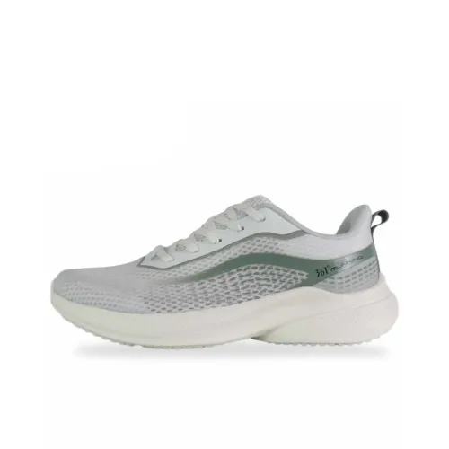 361° Lightweight Anti Slip Low Top Casual courtesy running Shoes Men's White Green