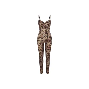Skims X Dolce&Gabbana Skims Body Catsuit Leopard