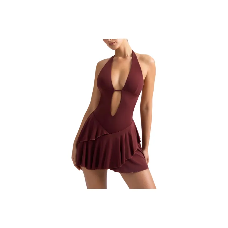 OH POLLY CHIMERE Sleeveless Dress Women's Chestnut Brown/Chestnut Brown-0