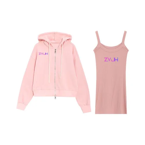 ZVJH Two Piece Skirt Sets Women's