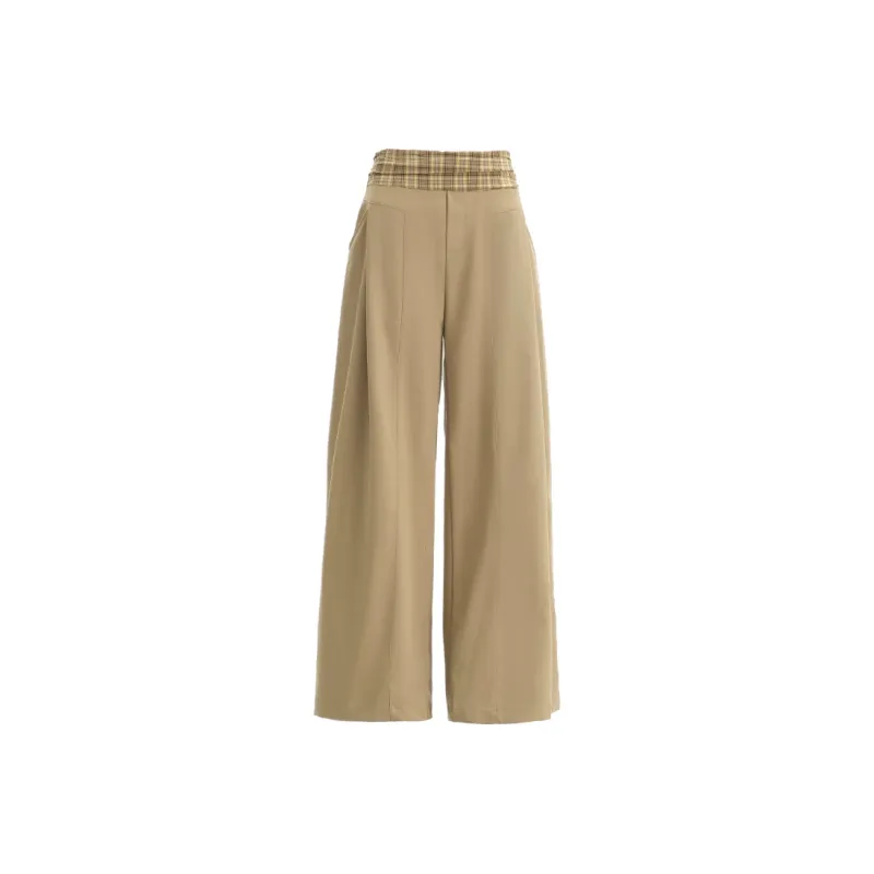 Kazakhstan Suit Trouser Women's Black Light Khaki-3