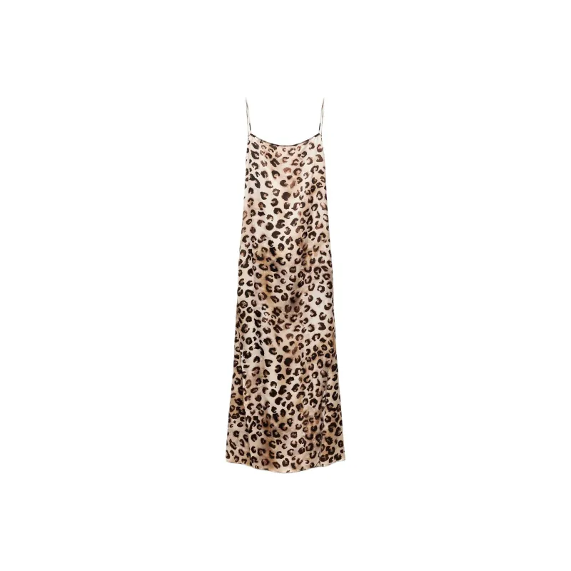 ZARA ZW Series Slip Dresses Women's Multicolor-0