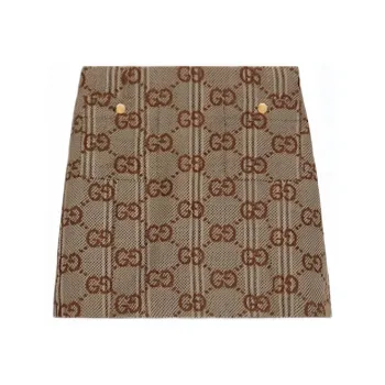 GUCCI SS24 Casual Short Skirts Women's Beige