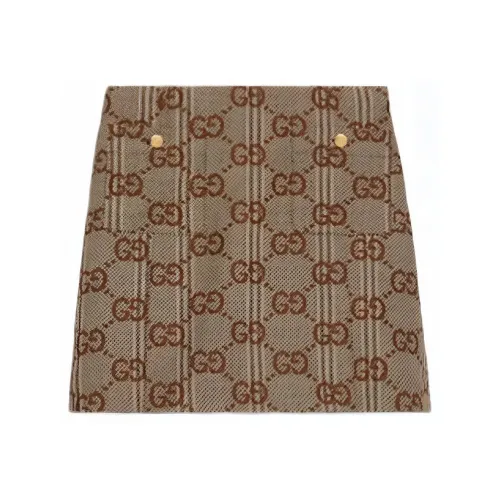 GUCCI SS24 Casual Short Skirts Women's Beige