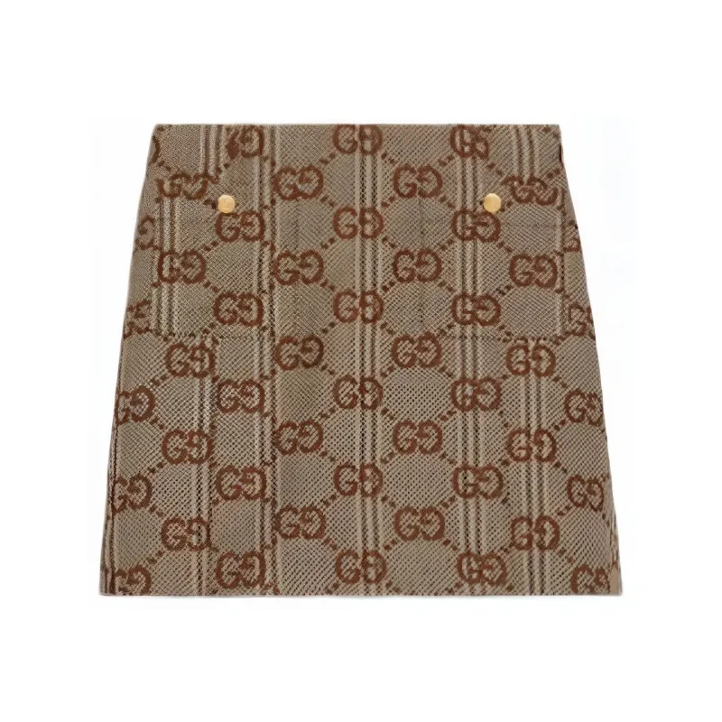 GUCCI SS24 Casual Short Skirts Women's Beige-0