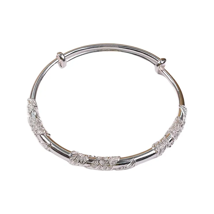 KING TAI SANG 999 Fine Silver Bangles Women's-0