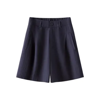 YIRANCHUN Casual Shorts Women's Navy Blue