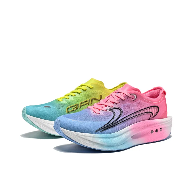 K bird Running Shoes Unisex Low Top Red Blue Black-0
