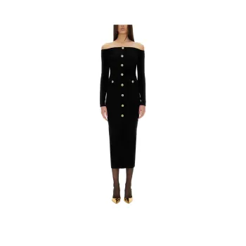 Self portrait Chenille Knit Midi Dress