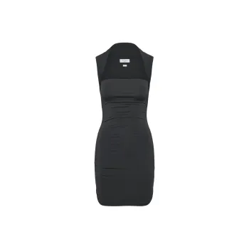 ARITZIA Contour Contour Flourish Mini Dress Sleeveless Dress Women's Black
