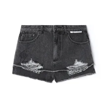 MUSIUM DIV Distressed Denim Shorts