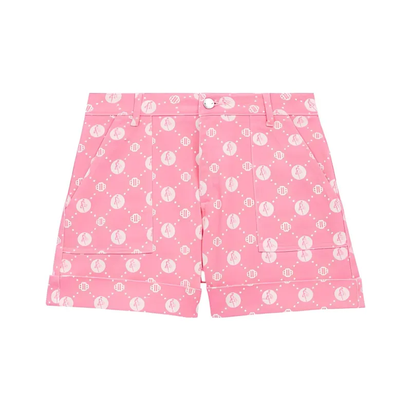 Sailor Moon X Maje X Sailor Moon Denim Shorts Women's Pink-0