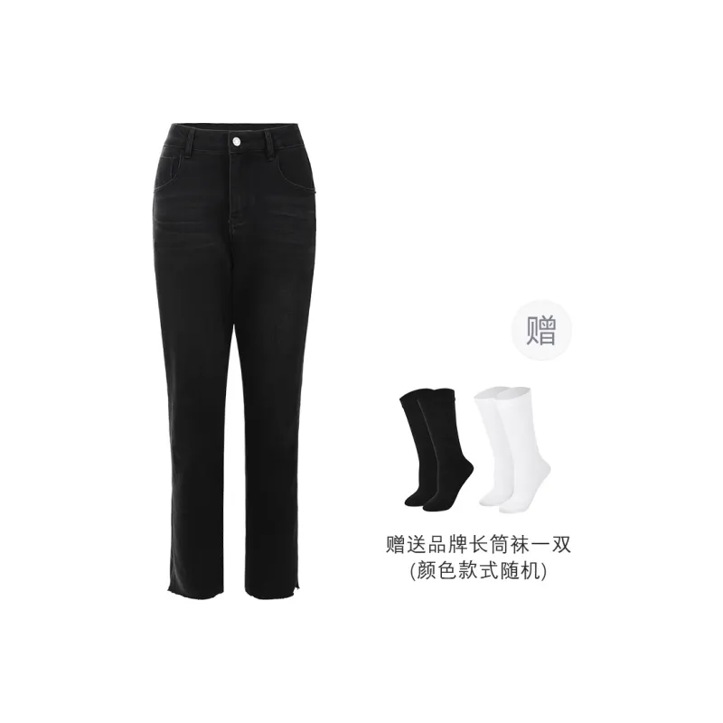 BSEVENI Jeans Women's Black-0