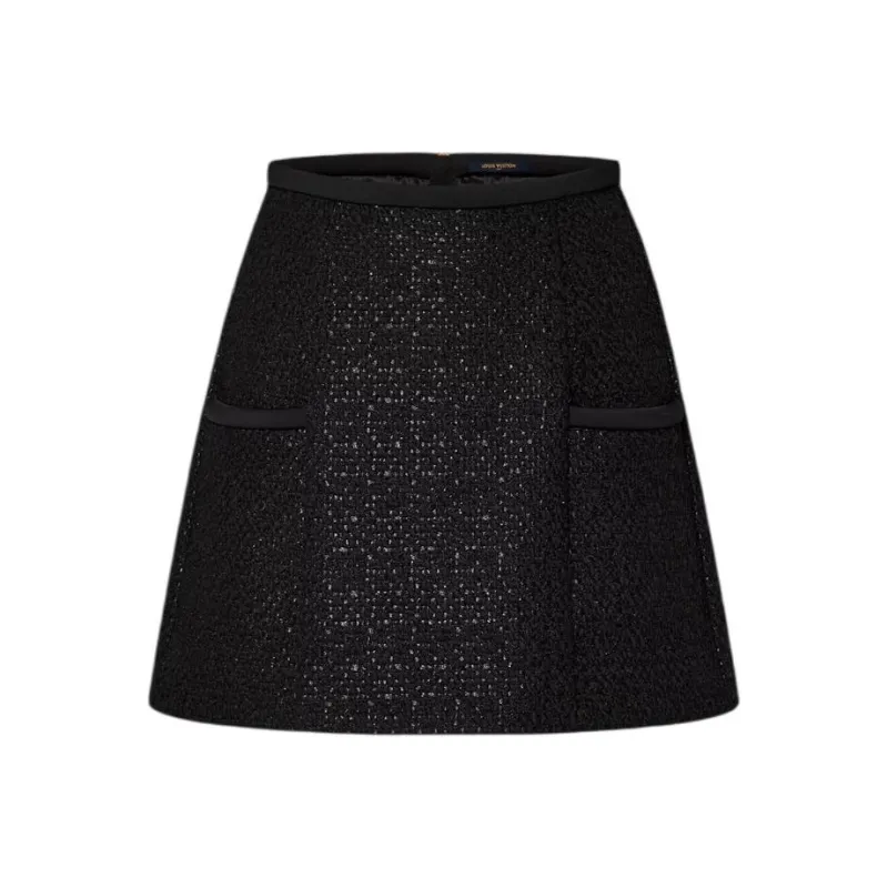 LOUIS VUITTON Tweed Pocket Skirt-0