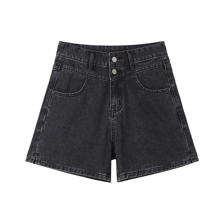 HIPPIEMISS Denim Shorts Women's Black-0