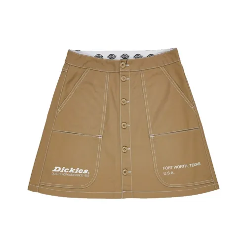Dickies Casual Short Skirts Women's Khaki