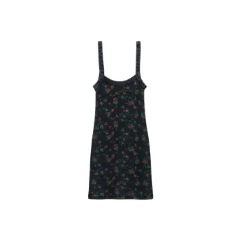 Alexander Wang SS25 Sleeveless Dress Women's Washed Black