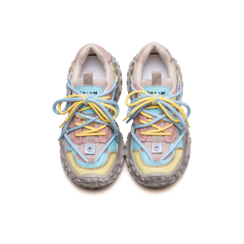 Chibang Abrasion Resistant, Breathable, Balanced, Lightweight Low Top Chunky Sneakers Women's-2