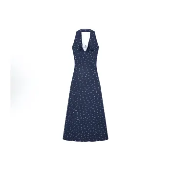 AHDO Sleeveless Dress Women's Blue