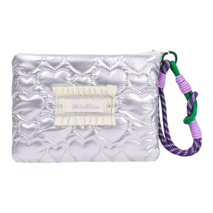 MILO BLISS Diamond Grid Cosmetics Storage Bag Portable-1