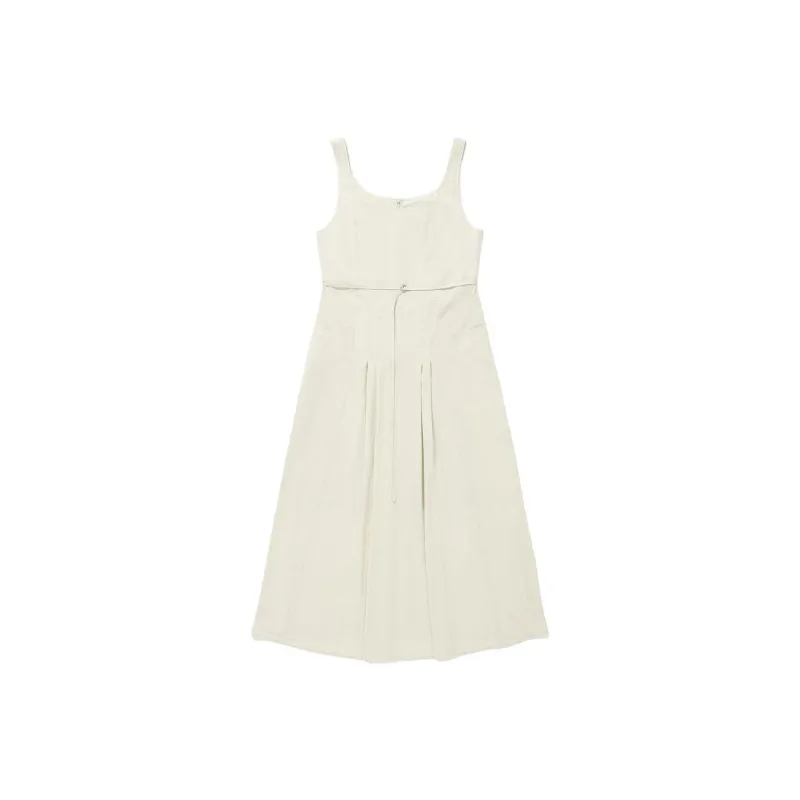 COVERNAT Sleeveless Dress Women's Beige-0