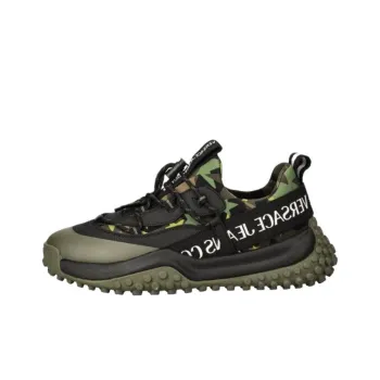 VERSACE JEANS COUTURE Low Top Casual Shoes Men's Black Green