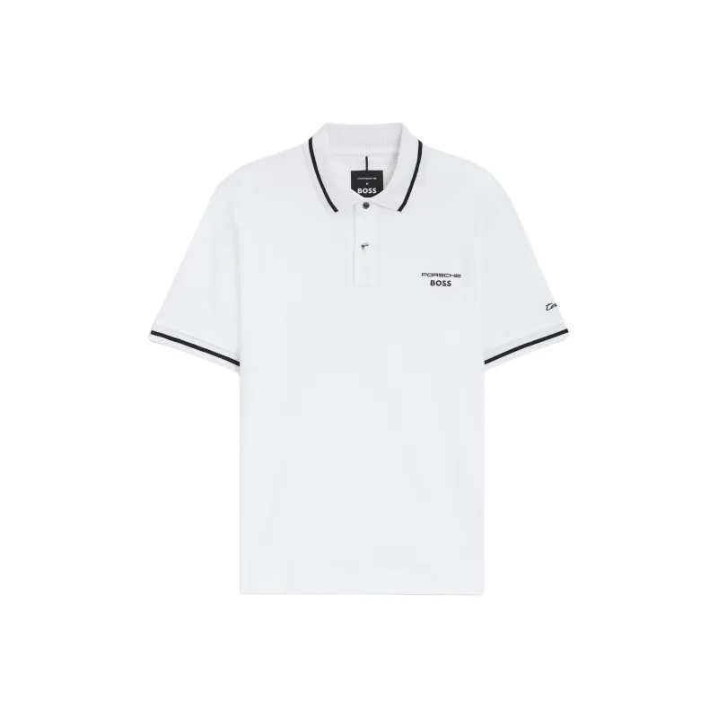 HUGO BOSS x Porsche Polo Shirt Men's White-0