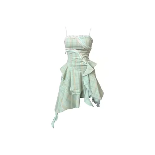 Local Gal Slip Dress Women's Green