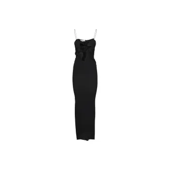 Christopher Esber Moulded Venus Asymmetric Neck Maxi Dress