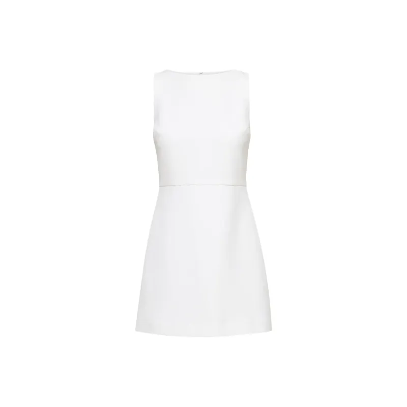 ARITZIA Babaton Bond Dress Sleeveless Dress Women's White/White-0