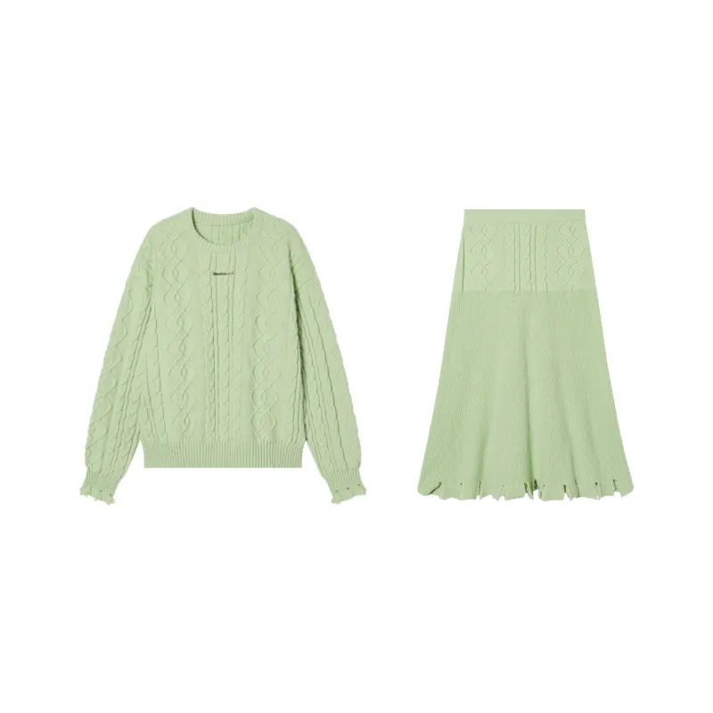 EPTISON WOMAN Two Piece Skirt Sets Women's-2