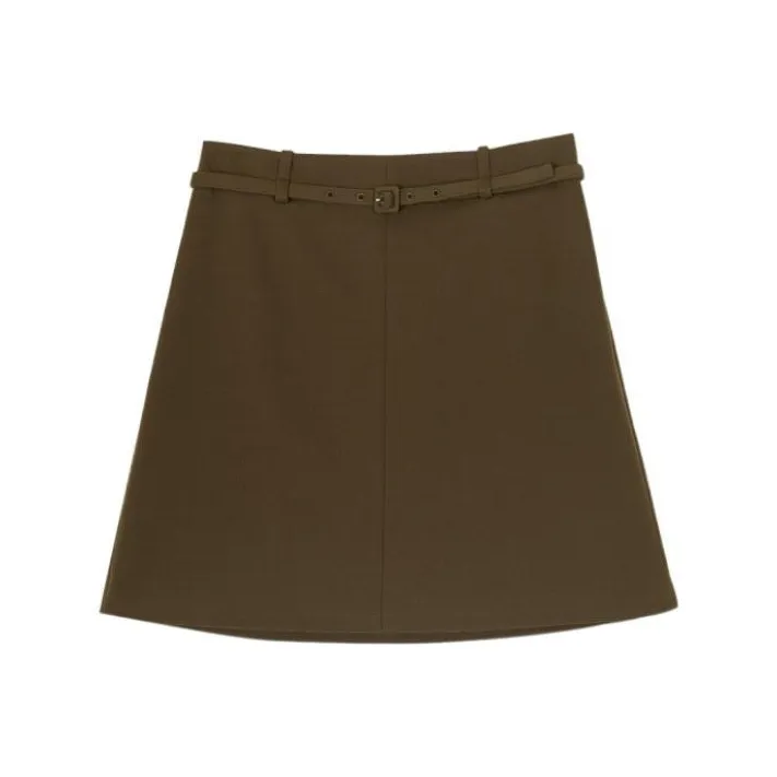 THEORY Casual Short Skirts Women's Oak-0