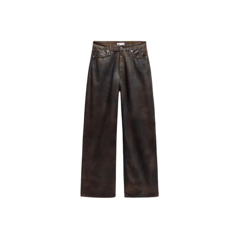 ZARA Jeans Women's Brown-0