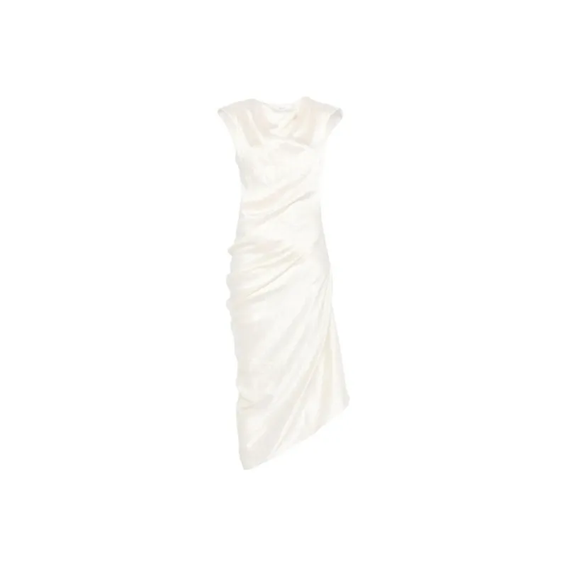 Alexander McQueen Asymmetric Midi Dress-0