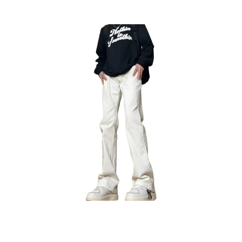 NHZN Jeans Unisex White-0