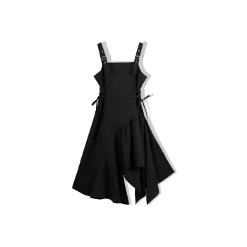 Zukizuki Slip Dresses Women's Black