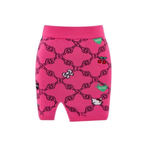 GCDS Graphic-print High-waist Skirt