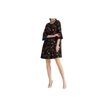 FENDI Long Sleeved Dresses Women's Black