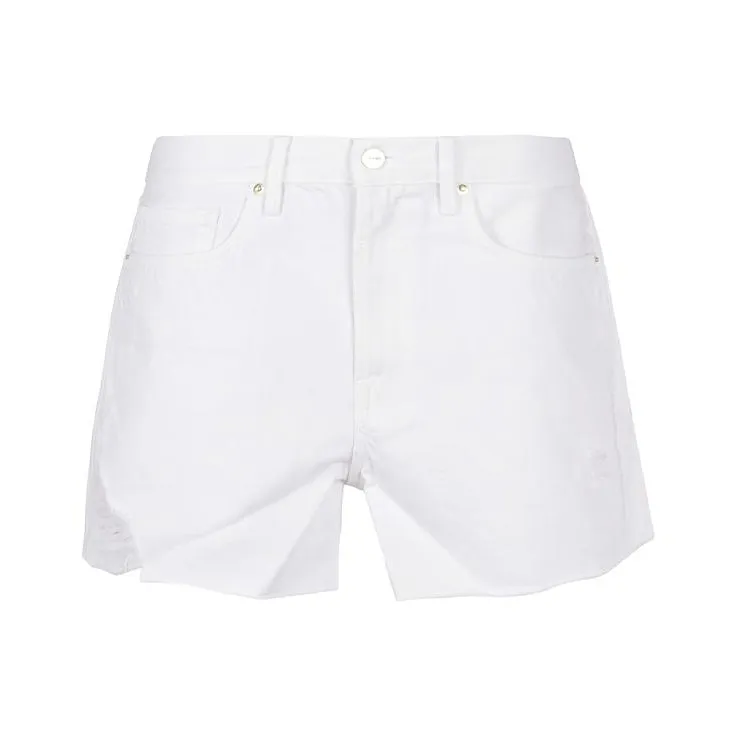 FRAME Denim Shorts Women's White-0