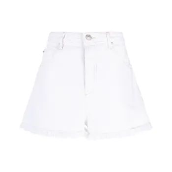 ISABEL MARANT Lesia Frayed Denim Shorts