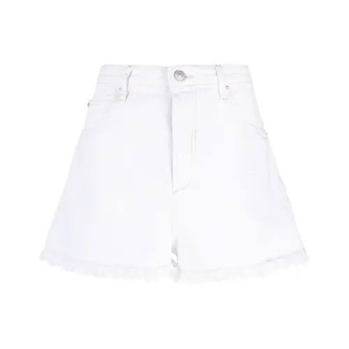 ISABEL MARANT Lesia Frayed Denim Shorts