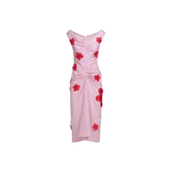 MARNI Floral print Midi Dress