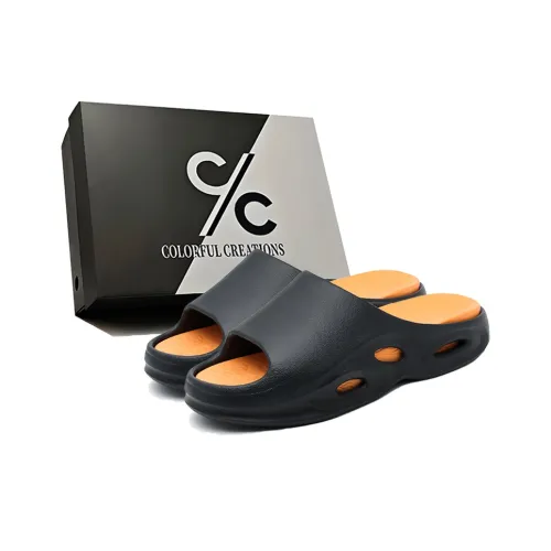 Colorful Creations EVA Quiet, Slip Resistant, Quick Dry Slide Slippers Men's