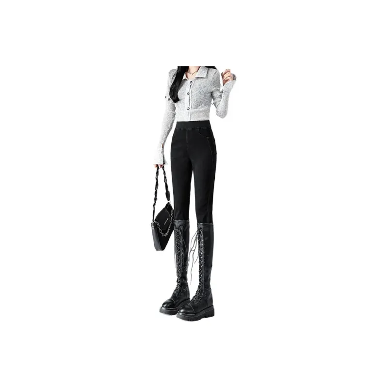 Concubine Zhu Jeans Women's Black-5